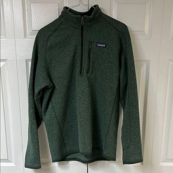 Patagonia Green Quarter-Zip Pullover - Picture 1 of 5